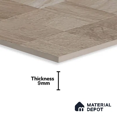 Stone Wall & Floor Tile TL 07667 B Iro Mud 5.24 ft x 2.6 ft Full Body Vitrified Matte Finish - 9 mm | 4 Random Design  Suitable For Living Room, Bedroom, Bathroom