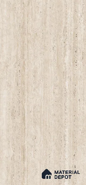 Stone Wall & Floor Tile TL 07470 Travertino Rome 4 ft x 2 ft Full Body Vitrified Matte Finish - 9 mm | Suitable For Living Room, Bedroom, Bathroom (Sample)