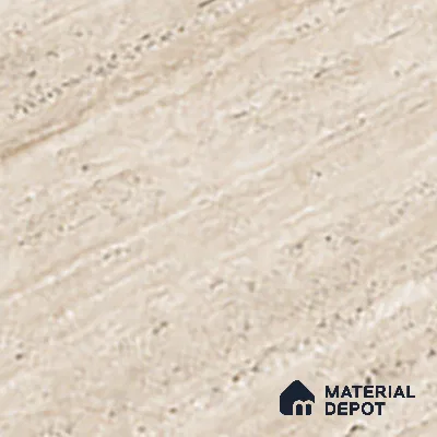 Stone Wall & Floor Tile TL 07470 Travertino Rome 4 ft x 2 ft Full Body Vitrified Matte Finish - 9 mm | Suitable For Living Room, Bedroom, Bathroom (Sample)