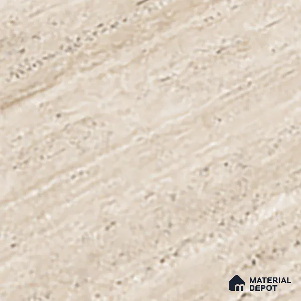 Stone Wall & Floor Tile TL 07470 Travertino Rome 4 ft x 2 ft Full Body Vitrified Matte Finish - 9 mm | Suitable For Living Room, Bedroom, Bathroom (Sample)