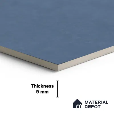 Stone Wall & Floor Tile TL 07676 B Denim Blue 4 ft x 2 ft Full Body Vitrified Matte Finish - 9 mm  Suitable For Living Room, Bedroom, Bathroom