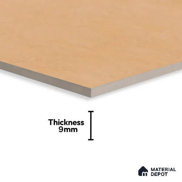Stone Wall & Floor Tile TL 07676 Sunglow Yellow 4 ft x 2 ft Full Body Vitrified Matte Finish - 9 mm Suitable For Living Room, Bedroom, Bathroom