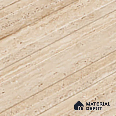 Stone Wall Tile TL 07471 B Travertino Honey Decor 4 ft x 2 ft Full Body Vitrified Matte Finish - 9 mm  Suitable For Living Room, Bedroom, Bathroom (Sample)