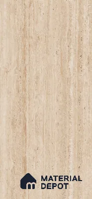 Stone Wall & Floor Tile TL 07471 Travertino Honey 4 ft x 2 ft Full Body Vitrified Matte Finish - 9 mm Suitable For Living Room, Bedroom, Bathroom (Sample)