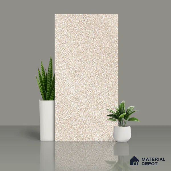 Stone Wall & Floor Tile TL 07475 Mystone Opal 4 ft x 2 ft Full Body Vitrified Matte Finish - 9 mm Suitable For Living Room, Bedroom, Bathroom (Sample)