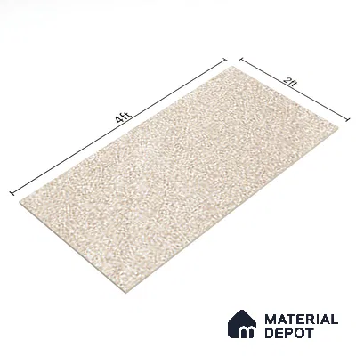 Stone Wall & Floor Tile TL 07475 Mystone Opal 4 ft x 2 ft Full Body Vitrified Matte Finish - 9 mm Suitable For Living Room, Bedroom, Bathroom (Sample)