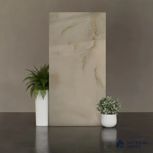 Floor & Wall Tile TL 10119 Endless Ele Onyx 4 ft x 2 ft GVT Vitrified Glossy Finish - 9 mm Suitable For Living Room, Bedroom, Bathroom, Kitchen