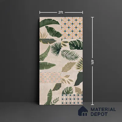 Floor Tile TL 10292 Imperial Hl 3 4 ft x 2 ft GVT Vitrified Matte Finish - 9 mm  Suitable For Living Room, Bedroom, Kitchen (Sample)