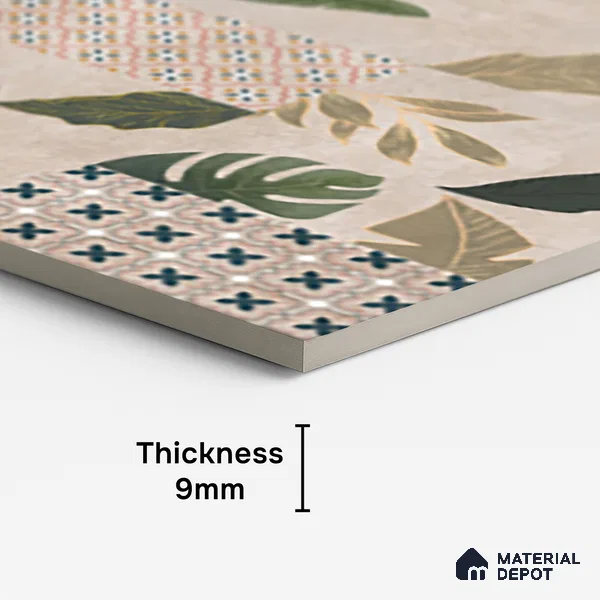 Floor Tile TL 10292 Imperial Hl 3 4 ft x 2 ft GVT Vitrified Matte Finish - 9 mm  Suitable For Living Room, Bedroom, Kitchen (Sample)