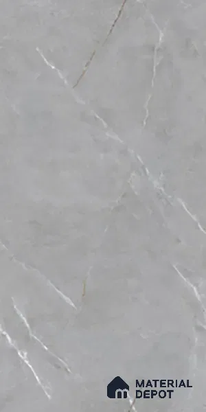 Marble Wall & Floor Tile TL 10291 Rolex Grey 4 ft x 2 ft PGVT Vitrified Glossy Finish - 9 mm Suitable For Living Room, Bedroom, Kitchen