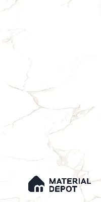 Floor & Wall Tile TL 10170 Alcora Bianco 4 ft x 2 ft PGVT Vitrified Glossy Finish - 9 mm  Suitable For Living Room, Bedroom, Bathroom, Kitchen