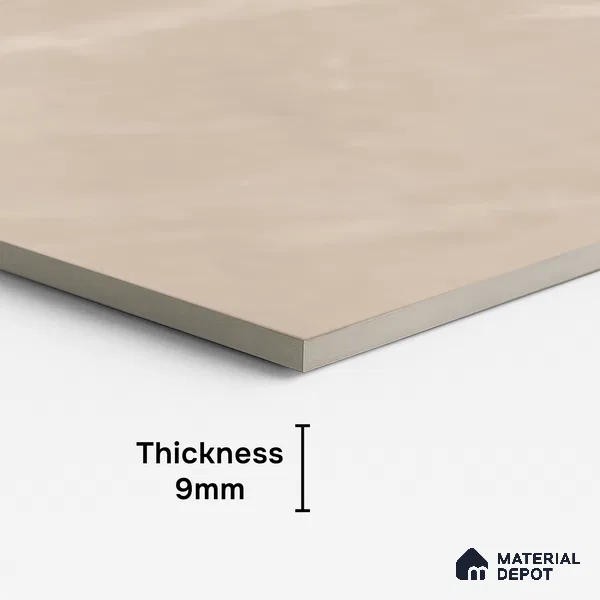 Floor & Wall Tile TL 10158 B Endless Fen Taupe 4 ft x 2 ft PGVT Vitrified Glossy Finish - 9 mm Suitable For Living Room, Bedroom, Bathroom, Kitchen