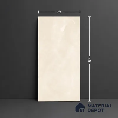 Floor & Wall Tile TL 10158 Endless Fen Crema 4 ft x 2 ft PGVT Vitrified Glossy Finish - 9 mm  Suitable For Living Room, Bedroom, Bathroom, Kitchen