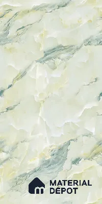 Floor & Wall Tile TL 10284 Rexona Green 4 ft x 2 ft PGVT Vitrified High Gloss Finish - 9 mm  Suitable For Living Room, Bedroom, Bathroom, Kitchen