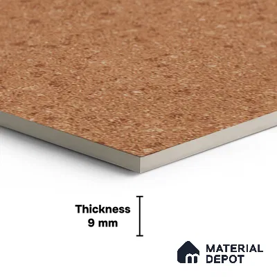 Stone Look Wall & Floor Tile TL 08229 C Doge Rock Terra 4 ft x 2 ft Vitrified Matte Finish - 9 mm
