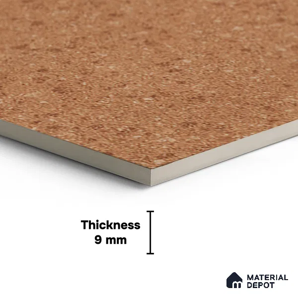 Stone Look Wall & Floor Tile TL 08229 C Doge Rock Terra 4 ft x 2 ft Vitrified Matte Finish - 9 mm