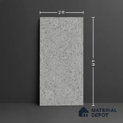 Stone Look Wall & Floor Tile TL 08229 E Doge Rock Gris 4 ft x 2 ft Vitrified Matte Finish - 9 mm