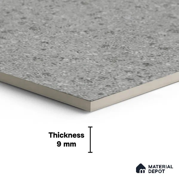 Stone Look Wall & Floor Tile TL 08229 E Doge Rock Gris 4 ft x 2 ft Vitrified Matte Finish - 9 mm