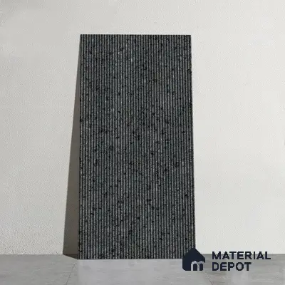 Punch Look Wall & Floor Tile TL 08229 Doge Rock Nero Liner 4 ft x 2 ft Vitrified Matte Finish - 9 mm
