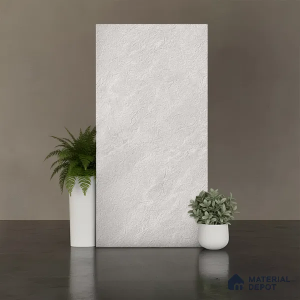 Stone Look Wall & Floor Tile TL 08232 B Quarry Steel Rock 4 ft x 2 ft Vitrified Matte Finish - 9 mm