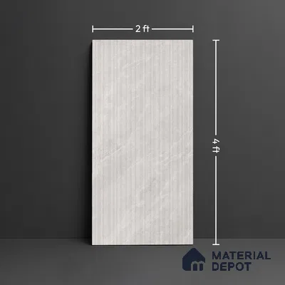 Stone Look Wall Tile TL 08232 C Quarry Steel Strip Liner 4 ft x 2 ft Vitrified Matte Finish - 9 mm
