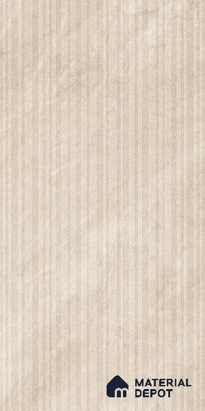 Stone Look Wall Tile TL 08234 C Quarry Beige Strip Liner 4 ft x 2 ft Vitrified Matte Finish - 9 mm