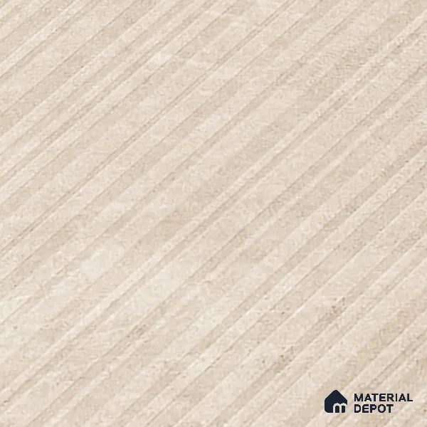 Stone Look Wall Tile TL 08234 C Quarry Beige Strip Liner 4 ft x 2 ft Vitrified Matte Finish - 9 mm
