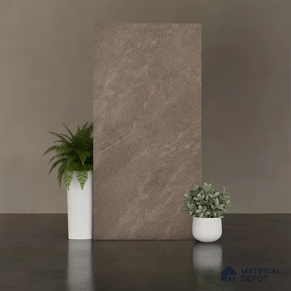 Stone Look Wall & Floor Tile TL 08235 B Quarry Tusk Rock 4 ft x 2 ft Vitrified Matte Finish - 9 mm