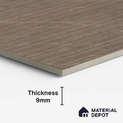 Stone Look Wall Tile TL 08235 C Quarry Tusk Strip Liner 4 ft x 2 ft Vitrified Matte Finish - 9 mm