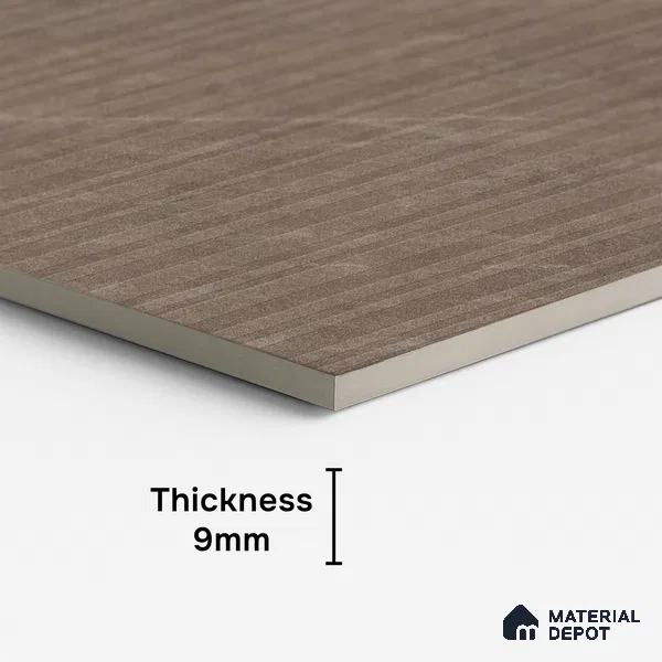 Stone Look Wall Tile TL 08235 C Quarry Tusk Strip Liner 4 ft x 2 ft Vitrified Matte Finish - 9 mm
