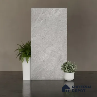 Stone Look Wall & Floor Tile TL 08231 B Quarry Gris Rock 4 ft x 2 ft Vitrified Matte Finish - 9 mm