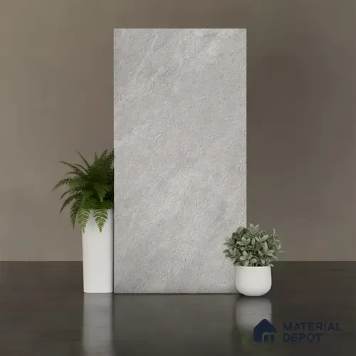 Stone Look Wall & Floor Tile TL 08231 B Quarry Gris Rock 4 ft x 2 ft Vitrified Matte Finish - 9 mm
