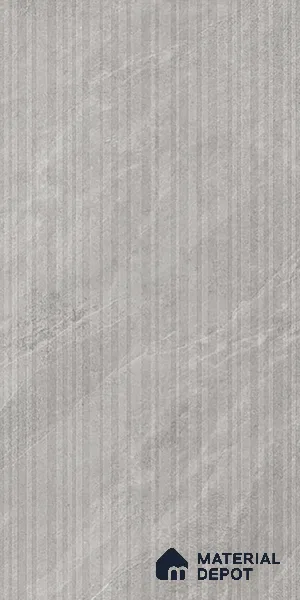 Stone Look Wall Tile TL 08231 C Quarry Gris Strip Liner 4 ft x 2 ft Vitrified Matte Finish - 9 mm