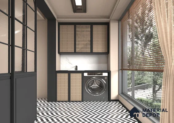 TL 12498 D In Lay 107 4 ft x 2 ft Vitrified  Tile - 9 mm