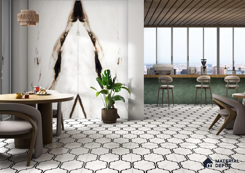 TL 12498 F In Lay 101 4 ft x 2 ft Vitrified Tile - 9 mm