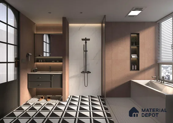 TL 12498 I In Lay 108 4 ft x 2 ft Vitrified  Tile - 9 mm