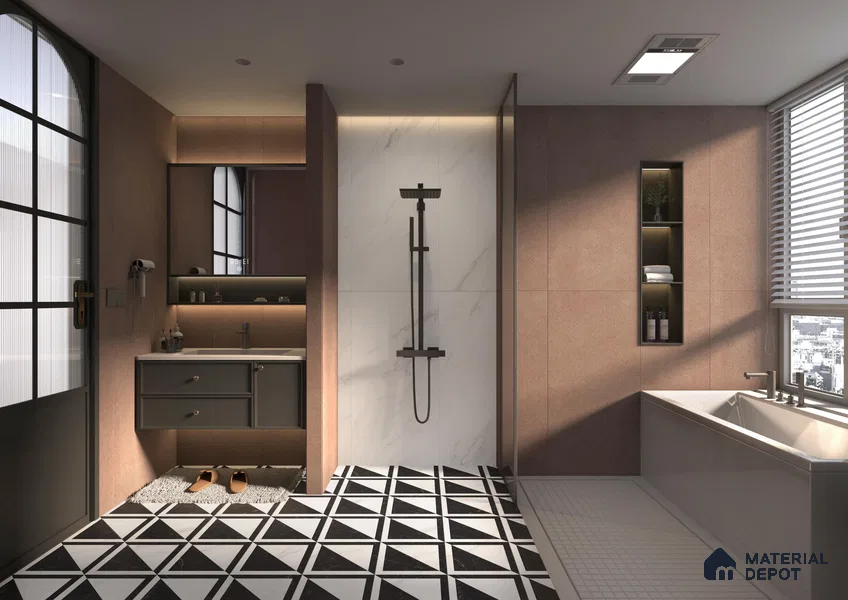 TL 12498 I In Lay 108 4 ft x 2 ft Vitrified Tile - 9 mm