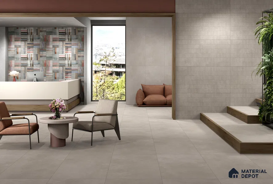 TL 12490 G Santino Almond Super Gloss 4 ft x 2 ft Vitrified  Tile - 9 mm
