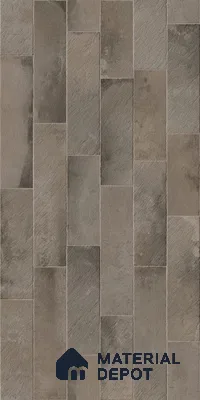 Brick Wall TL 12568 D Brickstone Slate 4 ft x 2 ft Vitrified Punch Matte Finish Tile - 9 mm