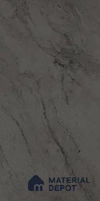 Marble Wall & Floor TL 12573 B England Black 4 ft x 2 ft Vitrified Lapato Carving Finish Tile - 9 mm