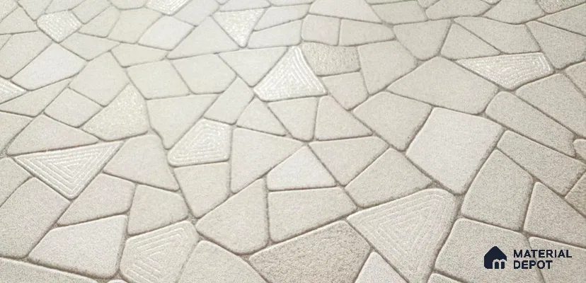 TL 12506 B Twig Leaves Bianco Endless 4 ft x 2 ft Vitrified  Tile - 9 mm