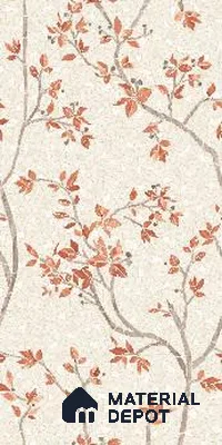 TL 12506 C Twig Leaves Beige Decor Endless 4 ft x 2 ft Vitrified  Tile - 9 mm