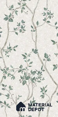 TL 12506 Twig Leaves Bianco Decor Endless 4 ft x 2 ft Vitrified  Tile - 9 mm