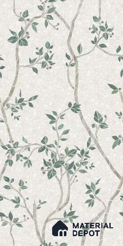 TL 12506 Twig Leaves Bianco Decor Endless 4 ft x 2 ft Vitrified  Tile - 9 mm