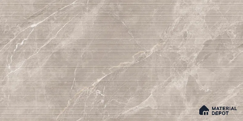 TL 12486 D Lumina Taupe Decor 4 ft x 2 ft Vitrified  Tile - 9 mm
