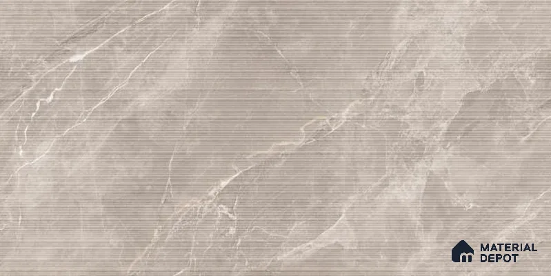 TL 12486 D Lumina Taupe Decor 4 ft x 2 ft Vitrified  Tile - 9 mm