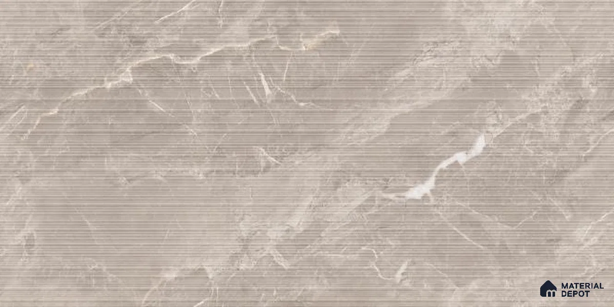 TL 12486 D Lumina Taupe Decor 4 ft x 2 ft Vitrified  Tile - 9 mm