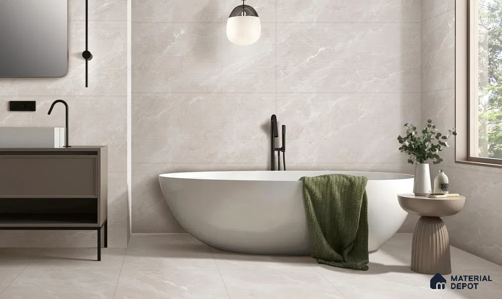 TL 12486 E Lumina Bianco 4 ft x 2 ft Vitrified  Tile - 9 mm