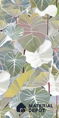 TL 12496 Canvas Leaf Decor Endless 4 ft x 2 ft Vitrified  Tile - 9 mm