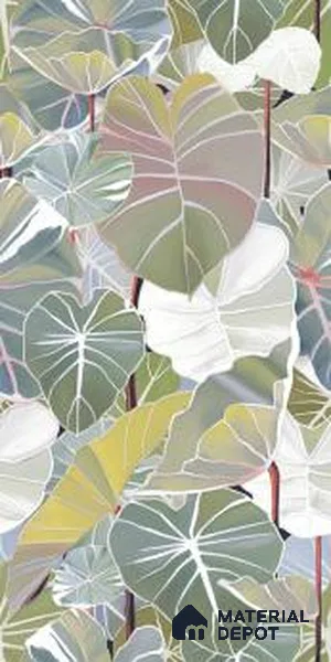 TL 12496 Canvas Leaf Decor Endless 4 ft x 2 ft Vitrified  Tile - 9 mm